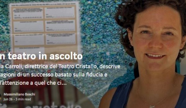 Un teatro in ascolto. Intervista a Gaia Carroli (Scripta Manent) 